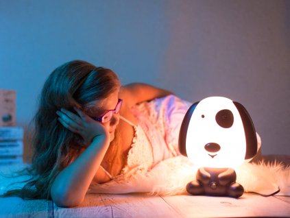 Dětská noční lampička světlo pes pejsek LED lampa