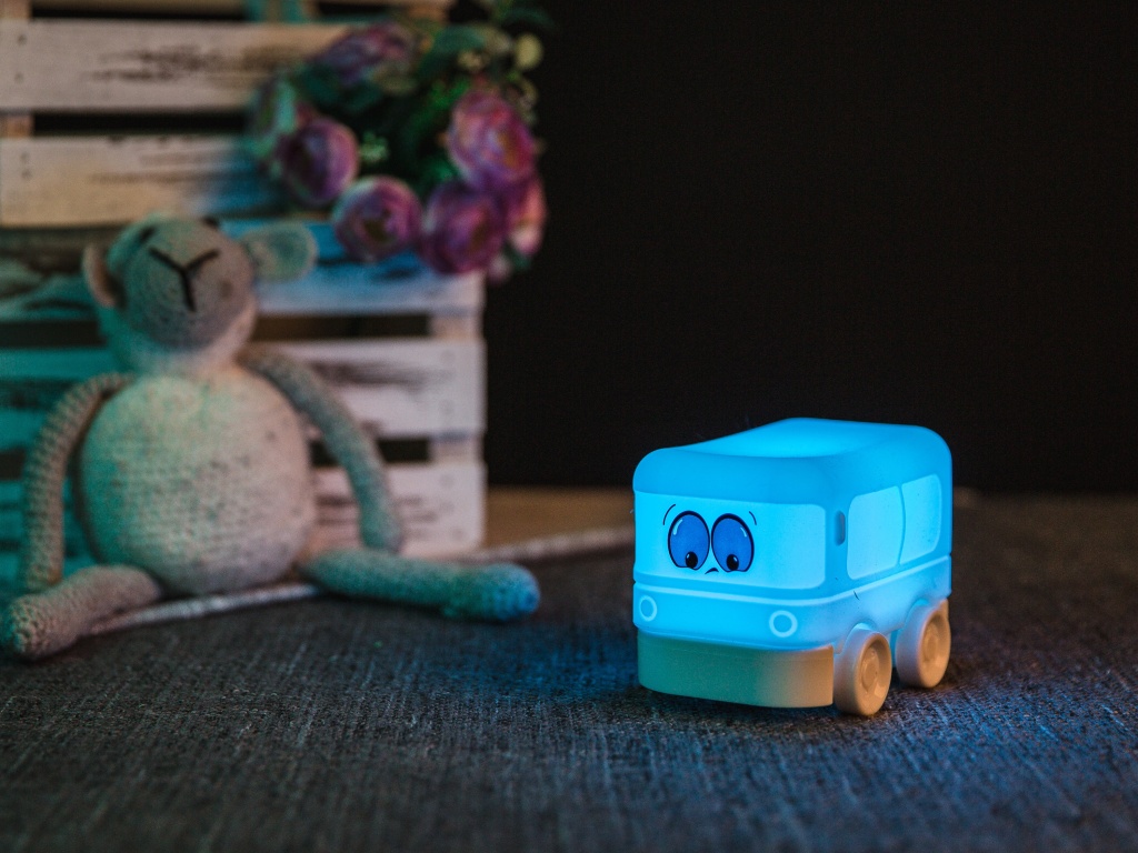 Sdeko Dětská noční lampička autobus Pepík