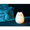 Noční lampička kočička bílá