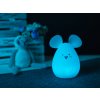 Noční lampička myš modrá