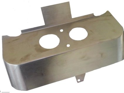 Přístrojová deska bez budíků - NEREZ