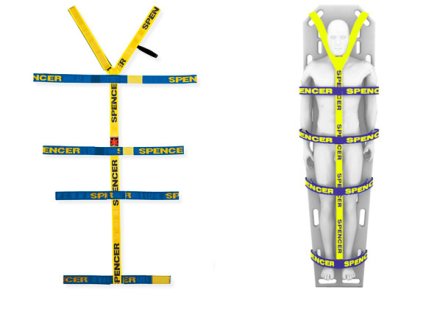 Popruhy T-STRAPS fixační k páteřovým deskám