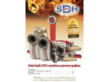 Letak hadice CTIF a spojka 2025
