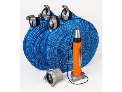 Sada - Hadice pro 100m ROTT - LASER TWIST 2.0 blue