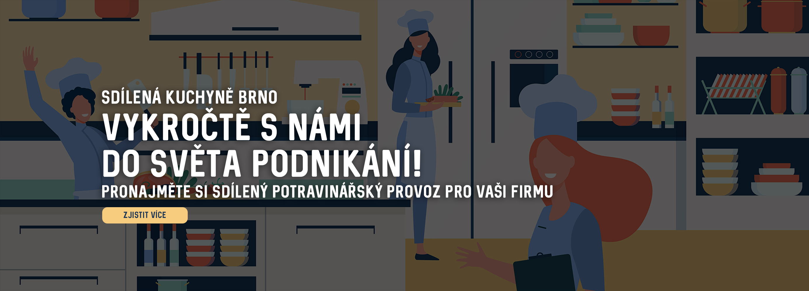 Sdílená kuchyně k pronájmu Brno