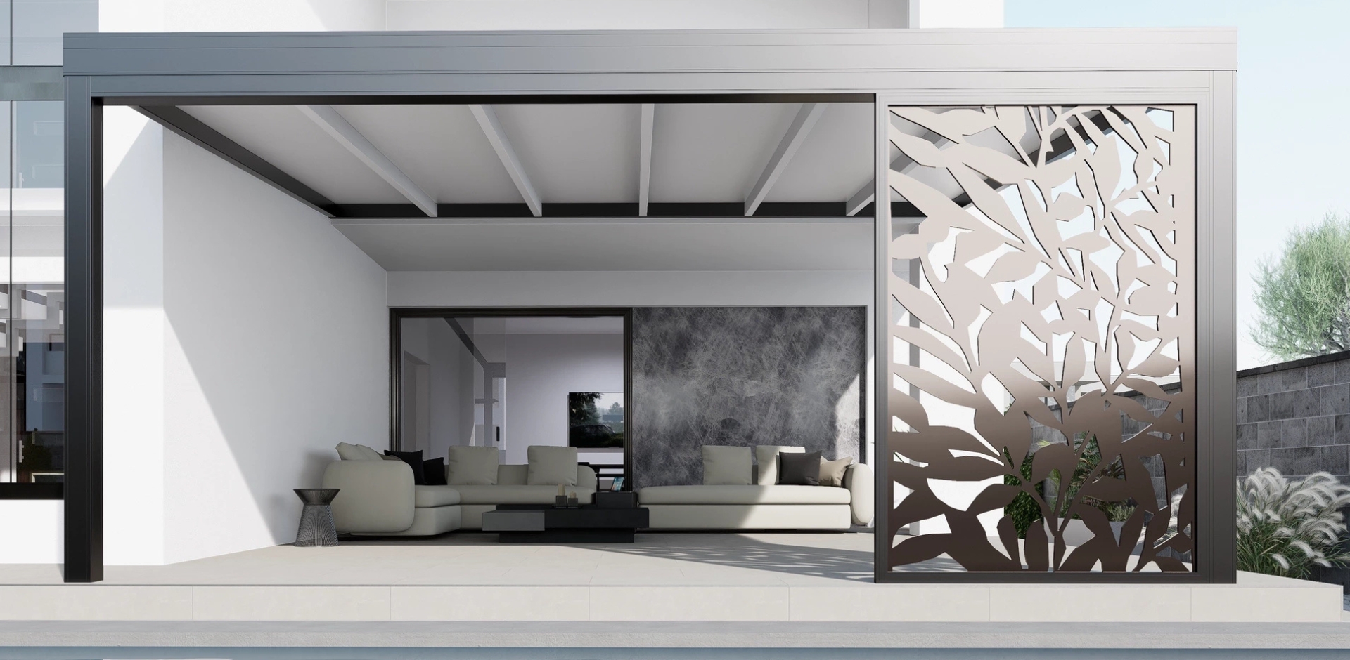 hliníková pergola ptc system