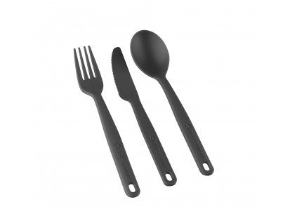 STS ACUTLCH CampCutlery 3PieceSet Charcoal Packaging 01