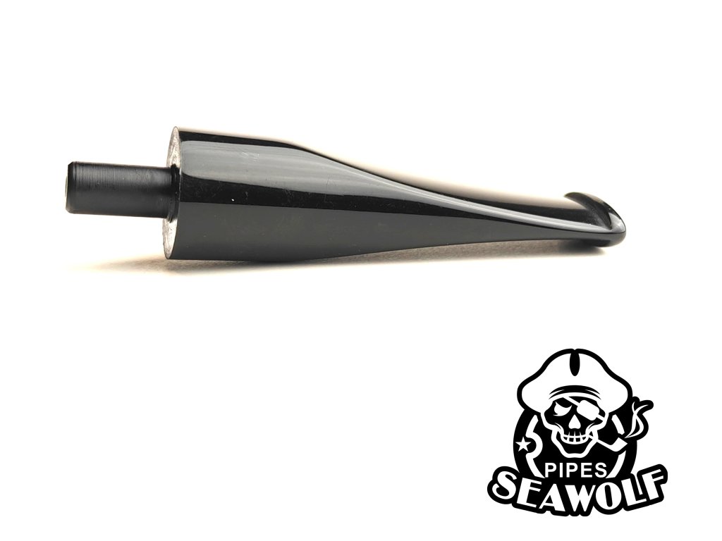 Beveled black acrylic mouthpiece with nofilter tenon