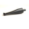 Beveled black acrylic mouthpiece with nofilter tenon