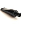 Beveled black acrylic mouthpiece with 9mm filter tenon