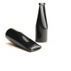 Beveled black acrylic mouthpiece