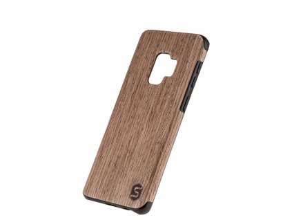kryt na Samsung S9 / dřevo tmavý ořech