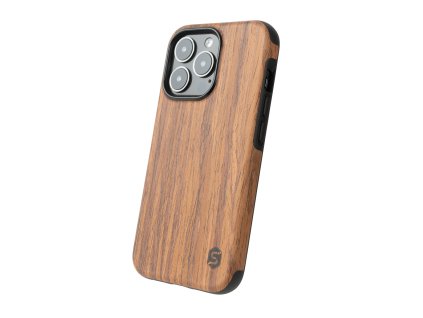 luxusní kryt SebastianSturm na iPhone 16 PRO MAX dřevo padouk 1