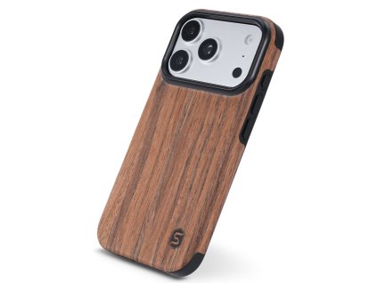 luxusní dřevěný kryt SebastianSturm pro iPhone 17 PRO MAX dřevo padouk 1