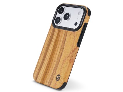 luxusní dřevěný kryt SebastianSturm pro iPhone 17 PRO MAX dřevo teak 1