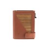 peněženka Fin / cognac leather & amazaque
