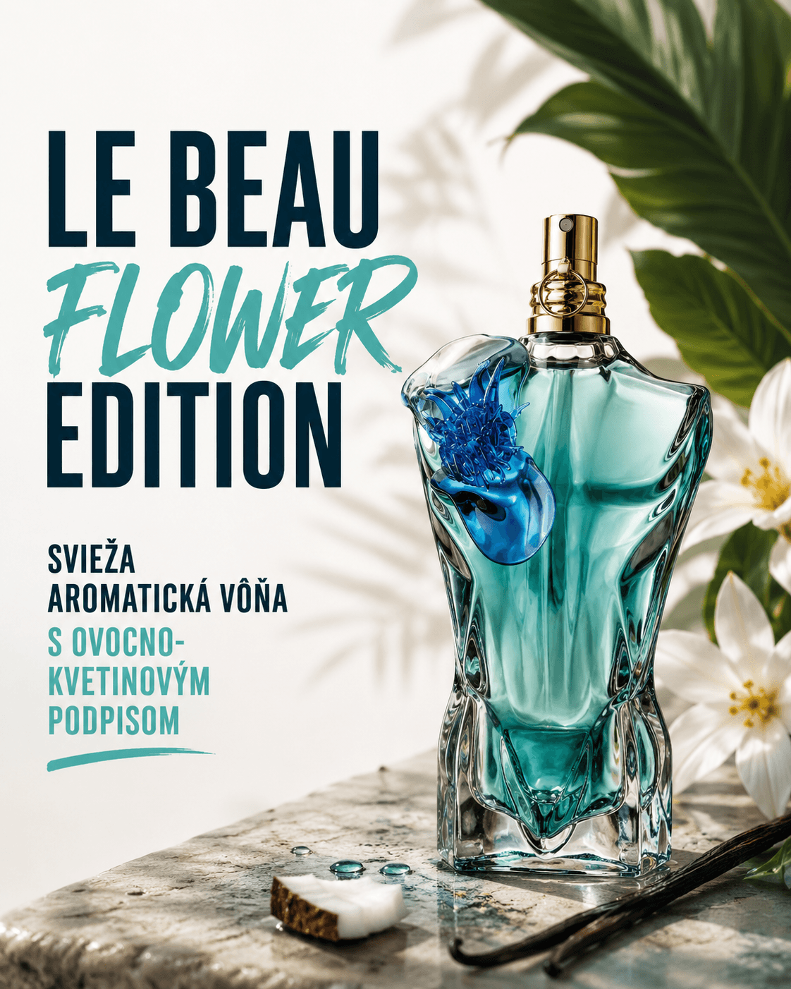 Recenzia: Le Beau Flower Edition Jean Paul Gaultier svieža aromatická vôňa s ovocno-kvetinovým podpisom