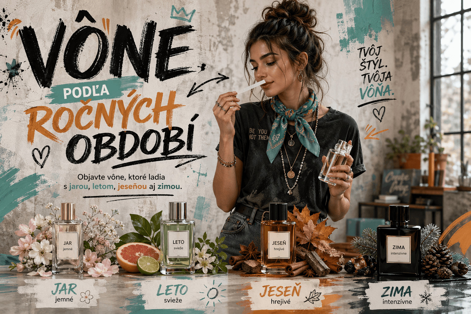 Vône podľa ročných období