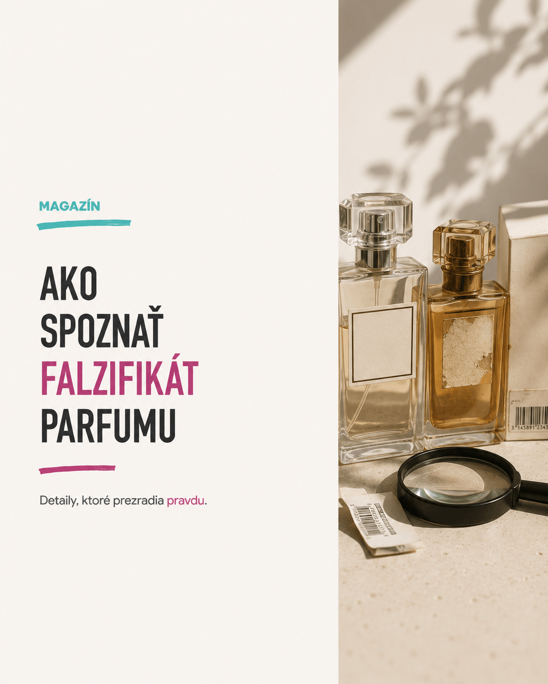 Ako spoznať falzifikát parfumu?
