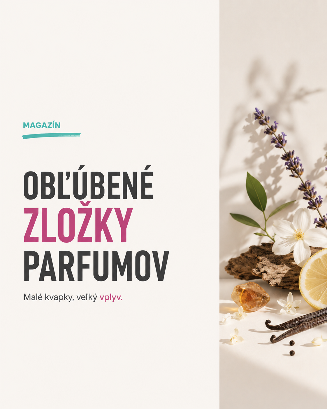 Obľúbené zložky parfumov
