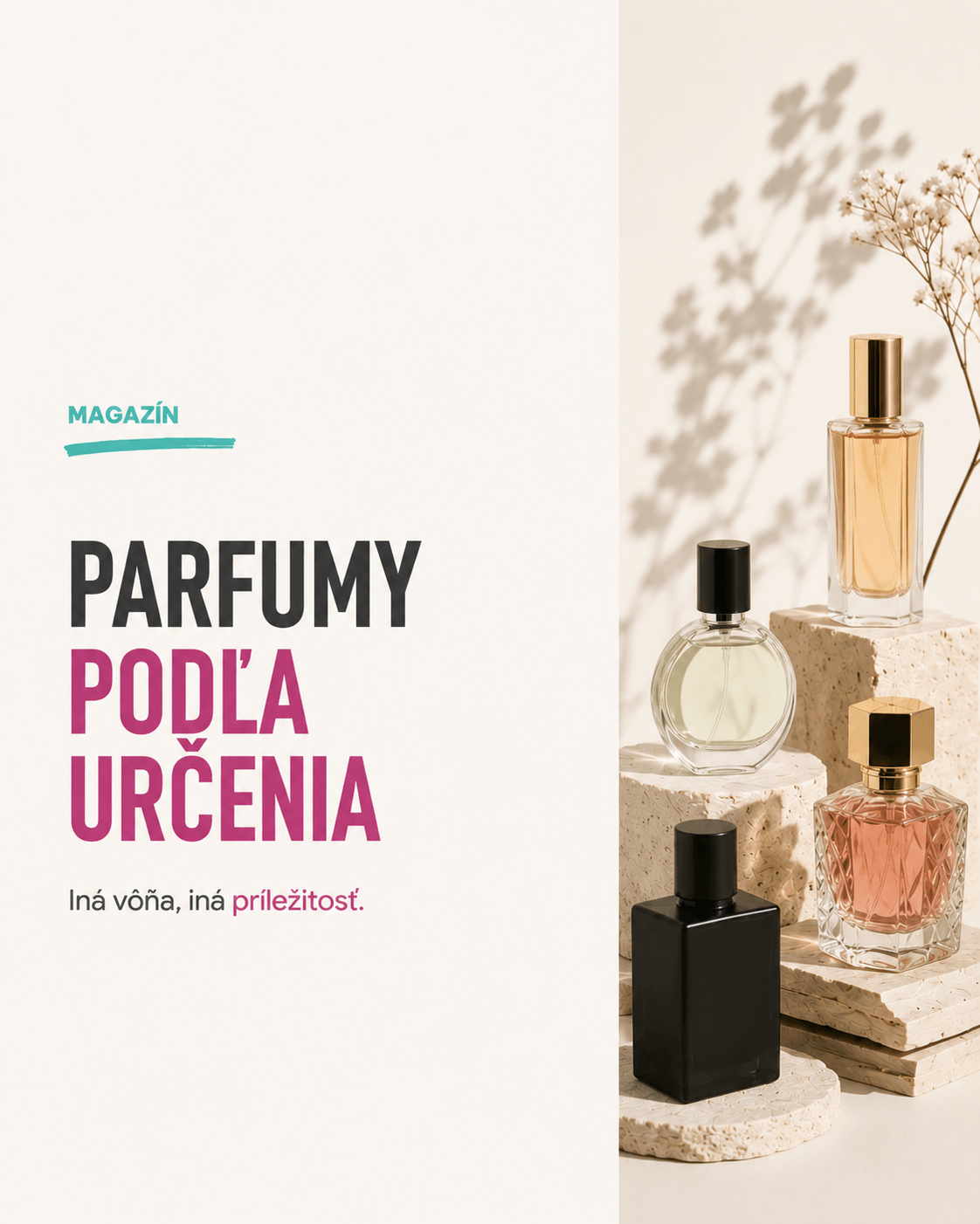 Parfumy podľa určenia