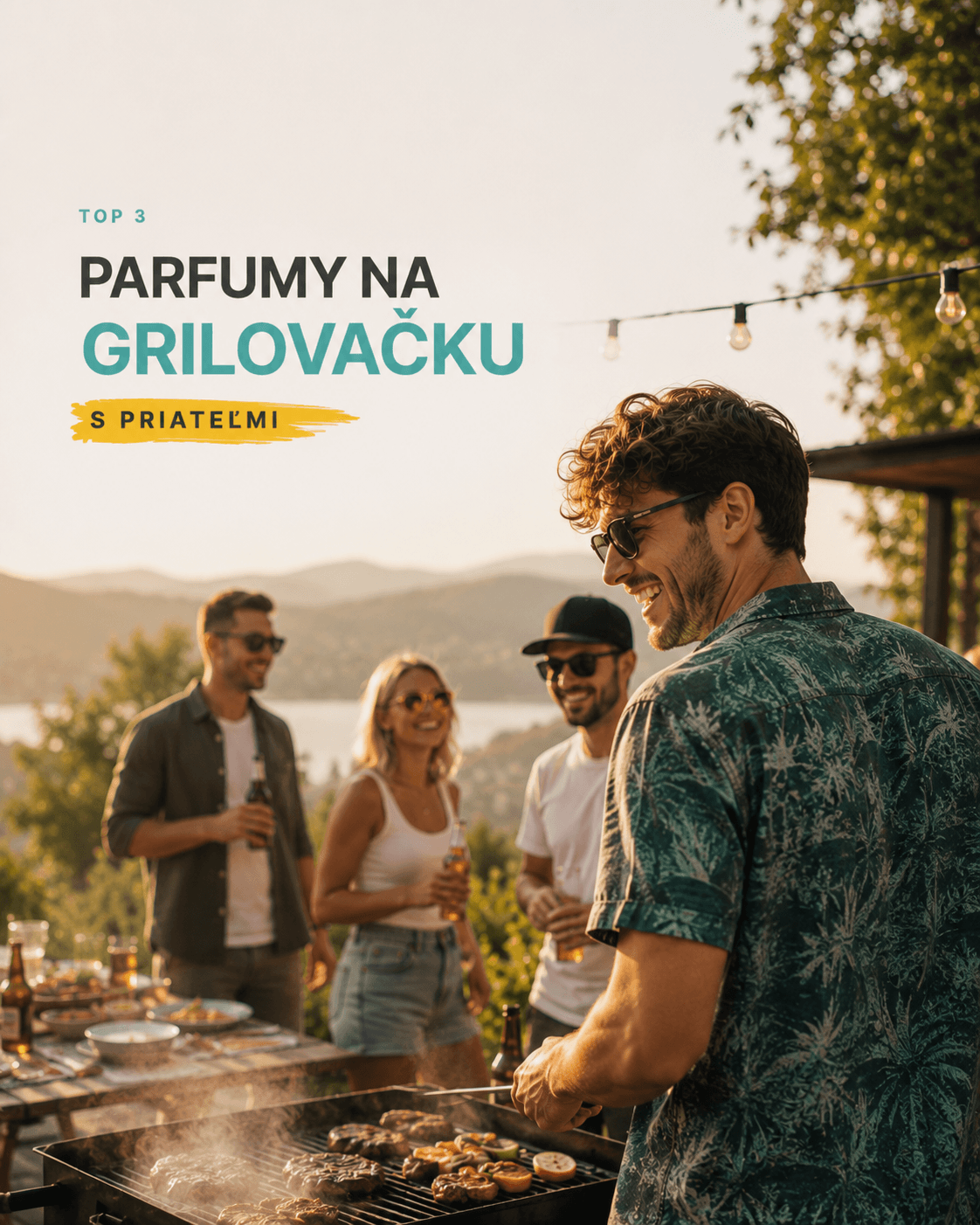 TOP 3 parfumy na grilovačku, oslavu alebo víkend s priateľmi
