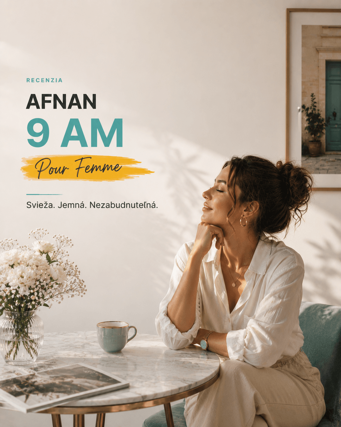 Recenzia: Afnan 9 AM Pour Femme svieža citrusovo-ovocná vôňa s jemnou ženskosťou