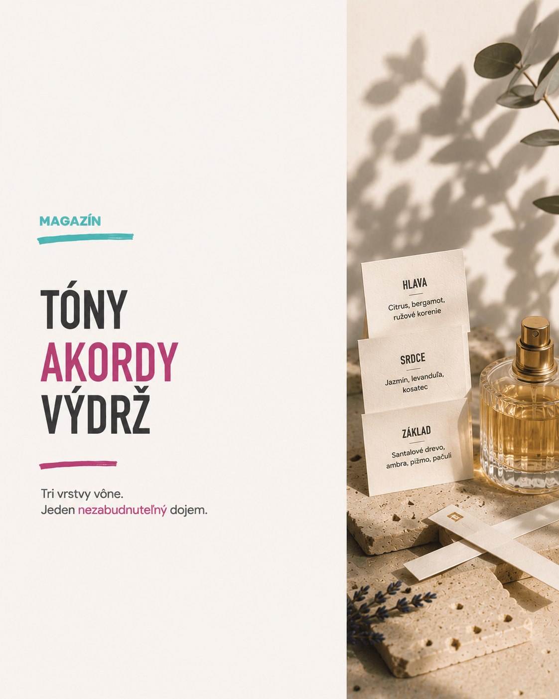Čo znamenajú tóny, akordy, sila, výdrž a ďalšie pojmy zo sveta parfumov?