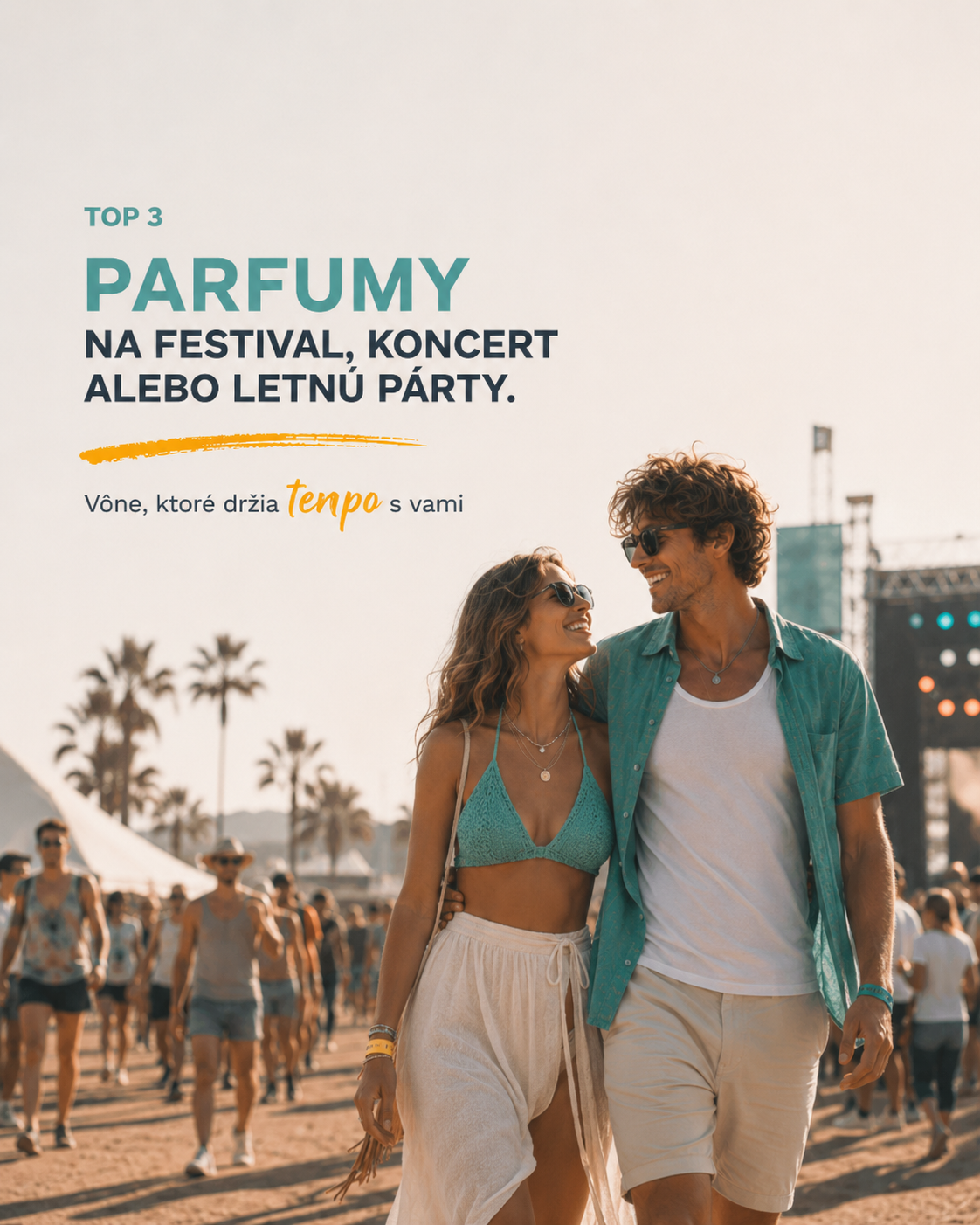TOP 3 parfumy na festival, koncert alebo letnú párty: vône, ktoré držia tempo s vami