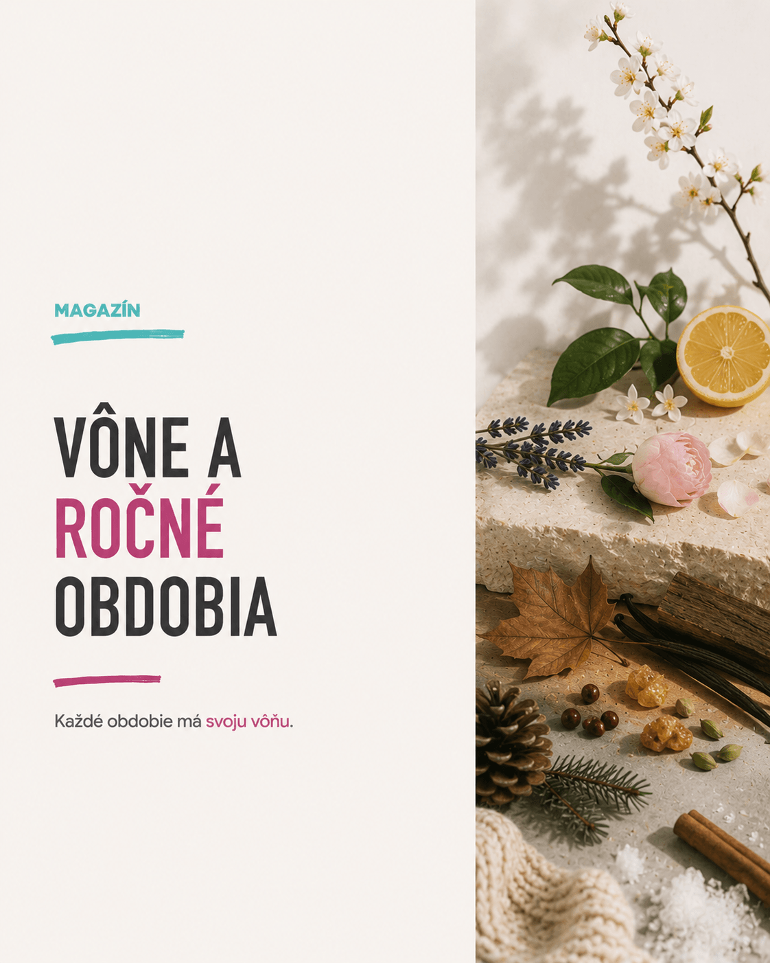 Vône podľa ročných období