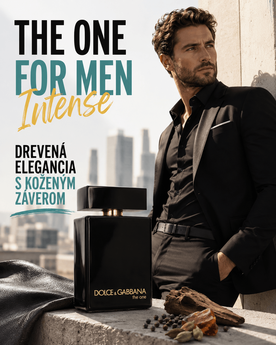 Recenzia: The One for Men Intense Dolce & Gabbana drevito-orientálna elegancia s koženým záverom