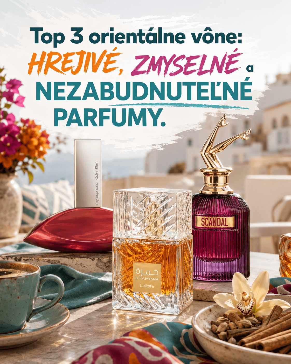 Top 3 orientálne vône: hrejivé, zmyselné a nezabudnuteľné parfumy