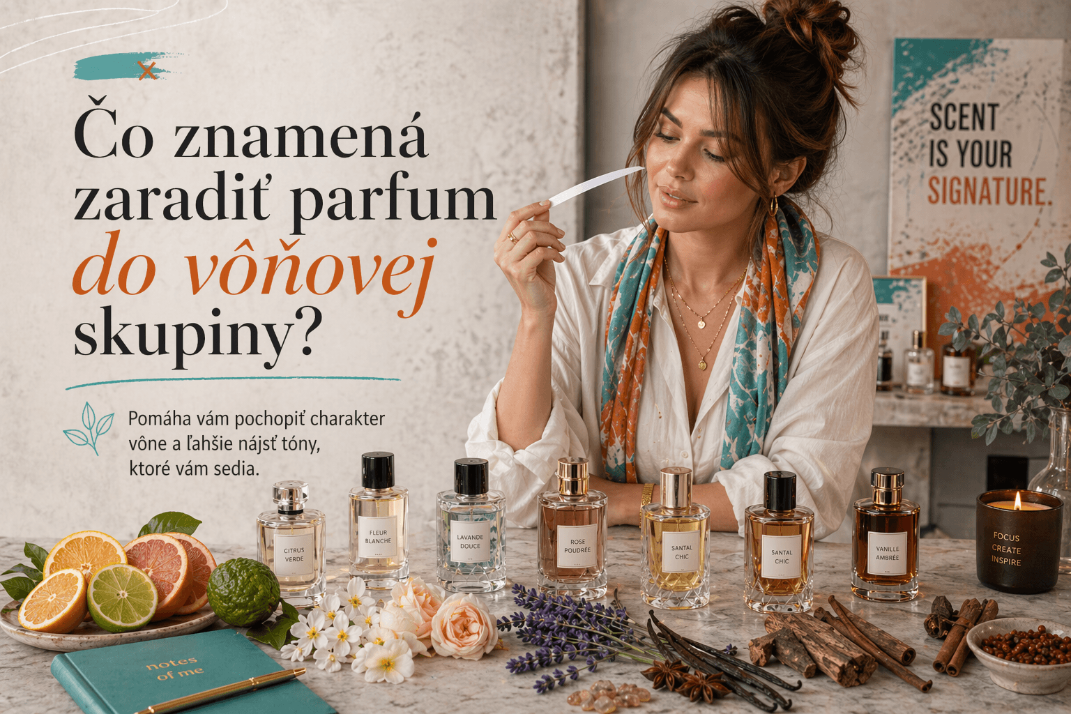 Čo znamená zaradiť parfum do vôňovej skupiny?