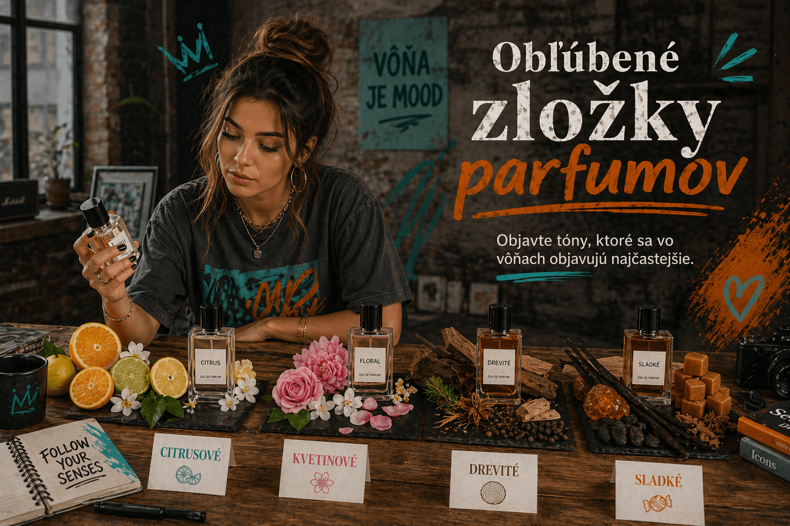 Obľúbené zložky parfumov