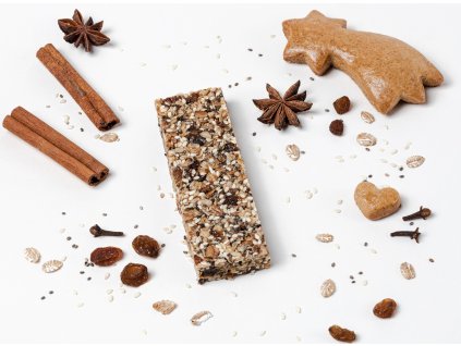 Brusinková se skořicí sebranky müsli