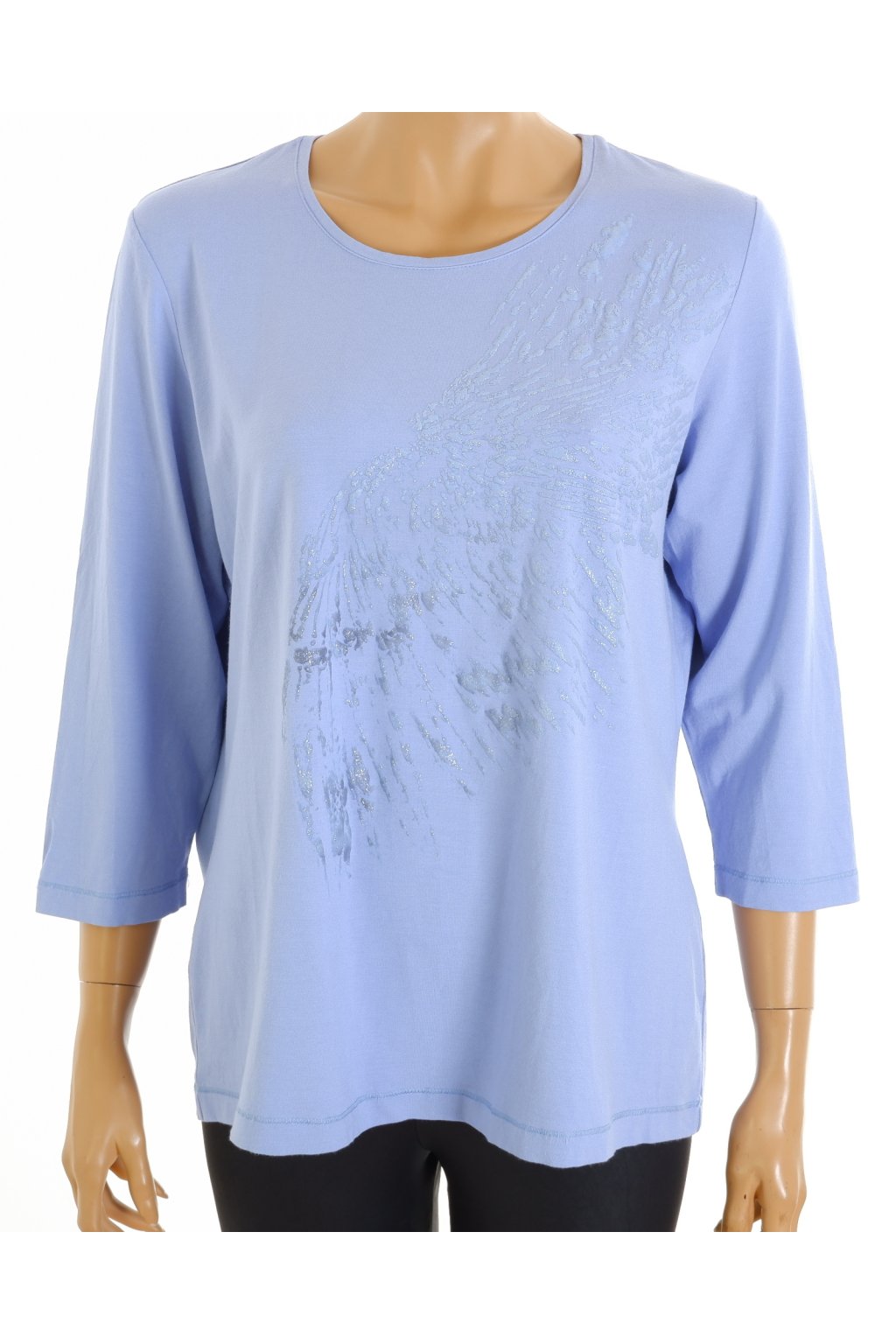 Tričko Rabe modré se vzorem vel. 48 / uk 22 / XL - Second hand online AXEL