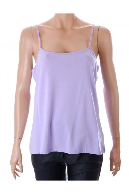Tričko lila fialové na ramínka vel L/XL