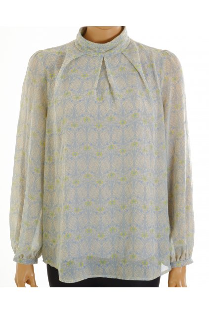 Halenka TU šedá vzorovaná se stojáčkem vel. M