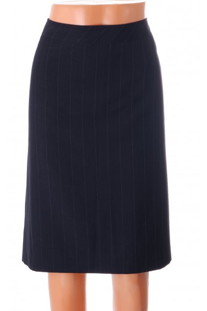 Sukně černá George s jemným bílým proužkem vel L/XL