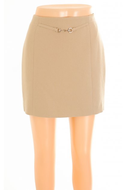 Sukně H&M béžová s ozdobou vel. M / 40