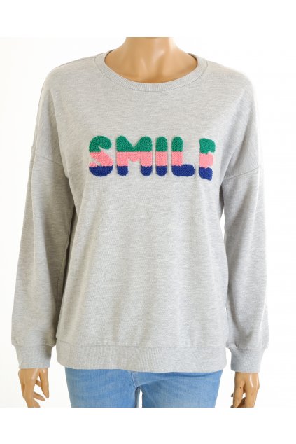 Mikina TU šedá s nápisem vel. M vada