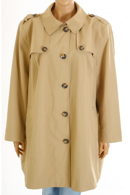 Kabát Marks&Spencer lehký béžový vel. 52 / uk 24 / XXL - XXXL