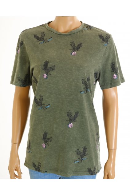 Tričko Next zelené s obrázky vel. S