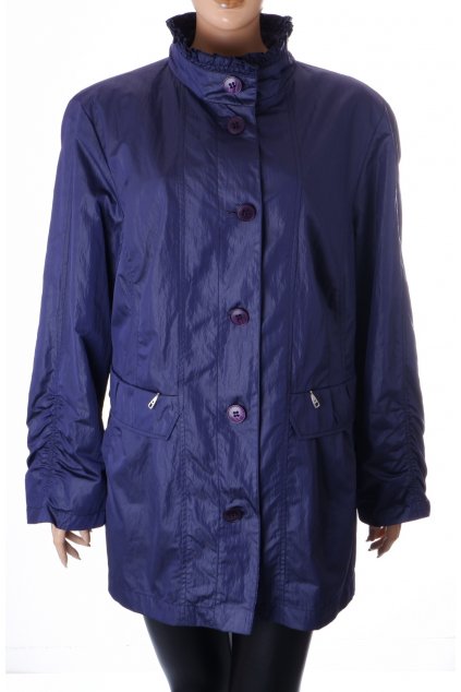 Bunda Gelco Outdoor modrá s volánkem u límce lehká vel. 50 / XL - XXL