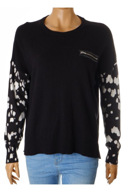 Svetr Mint Velvet černý 7% kašmír vel. M / uk 14 vada