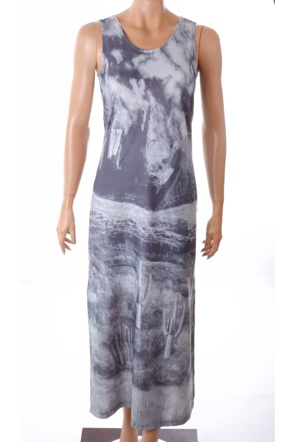 Šaty Caatinga tyrkysové dlouhé vel. S