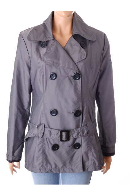 Kabát Deep lehký šedý trenčkot vel. M vada