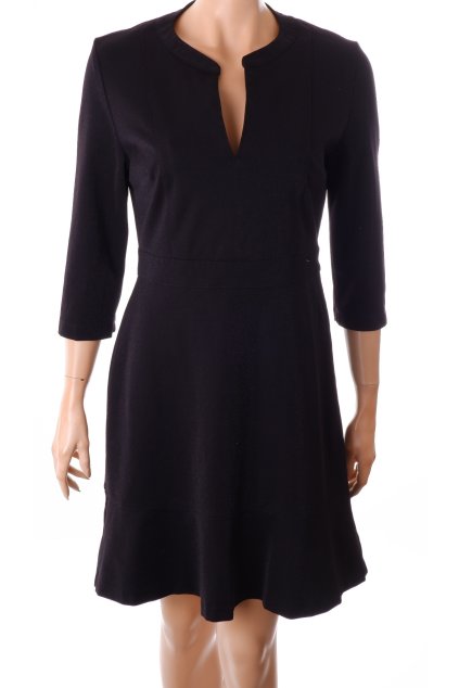 Šaty Gaudi černé třpytivé v boku zip vel. M - L