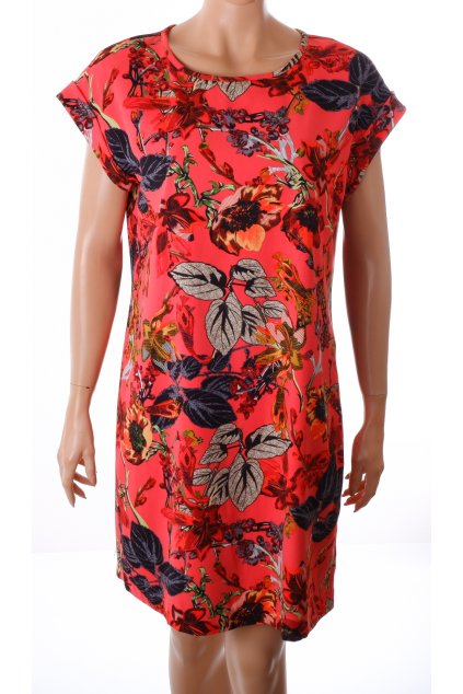 Šaty Next Tall růžové červené s podšívkou vel. M / uk 14