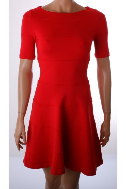 Šaty Zara červené vel. XS